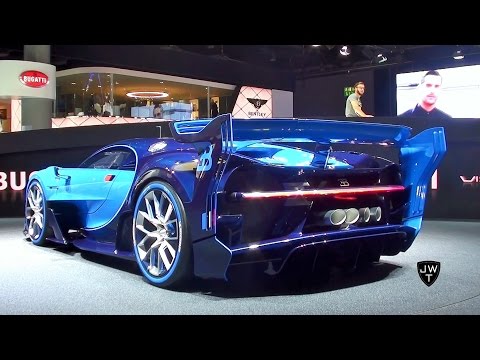 WORLD DEBUT: 2016 Bugatti Vision Gran Turismo Concept - IAA Frankfurt 2015