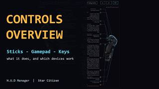 Star Citizen Joystick Overlay: See Every Binding On Screen (H.U.D Manager Controls)