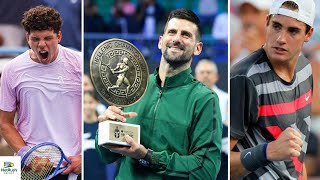 NOVAK DJOKOVIC BEATS BEN SHELTON JOHN ISNER PICKS ATP 2025 THIRD BEST PLAYER