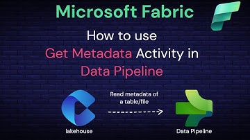 04 Microsoft Fabric Data Pipeline: How to use Get metadata activity of data pipeline #microsoft