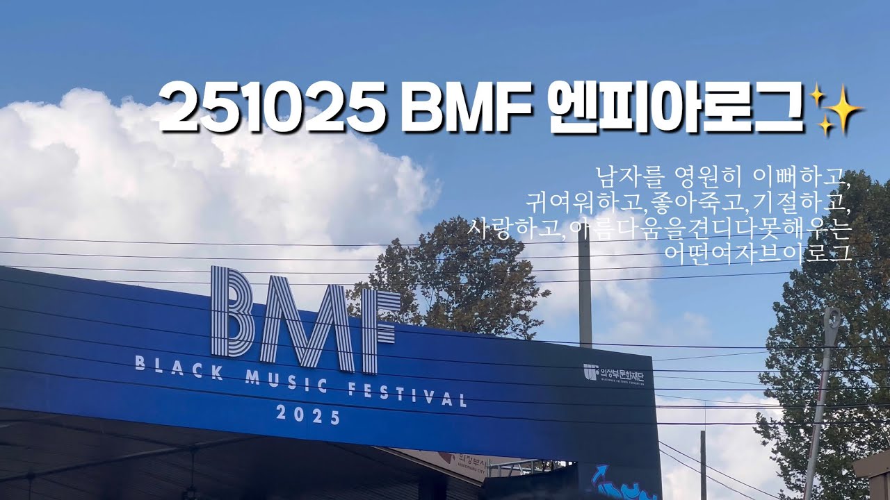 힙알못의 블뮤페 나들이! | 의정부 BMF 블랙뮤직페스티벌 | 엔피아 브이로그 N.Fia V-log | 23분동안 서동성 좋아하는 브이로그(?)