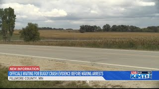 Officials waiting for buggy crash evidence before making arrests