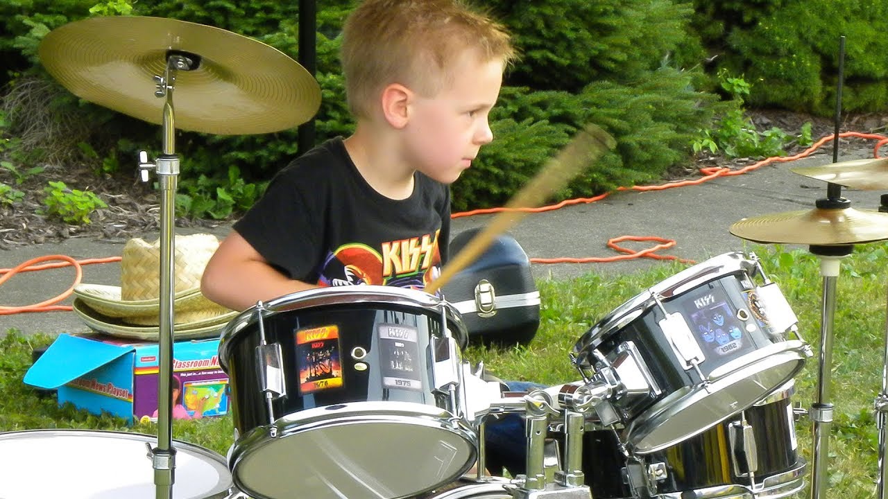 Daycare Talent Show - 4 year old Drummer