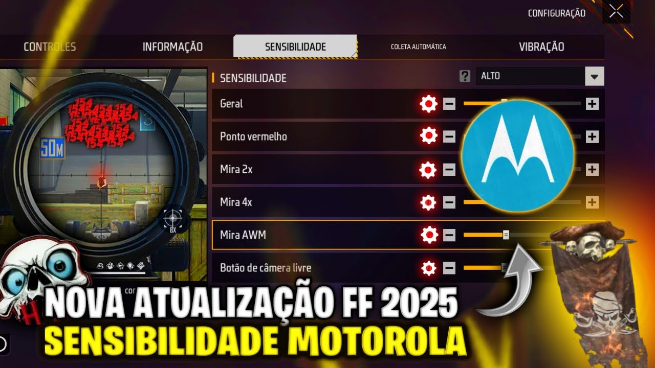 Sensi 2025 ⚙️ Melhor Sensibilidade Para Motorola Nova Atualização Free ...