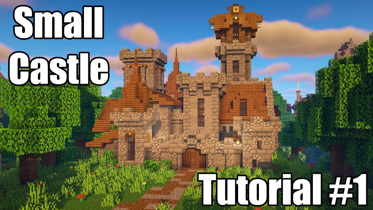 Minecraft Little Castle Tutorial Part 1 Youtube