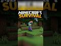 Survival mode (Day 1) #minecraft #gaming #shorts
