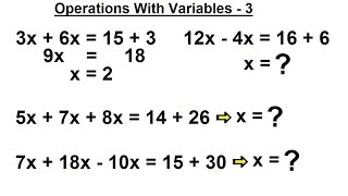 Math: What Every 5th Grader Should Know: Algebra Prep (58 of 58) Ch 0: Operations with Variables - 3