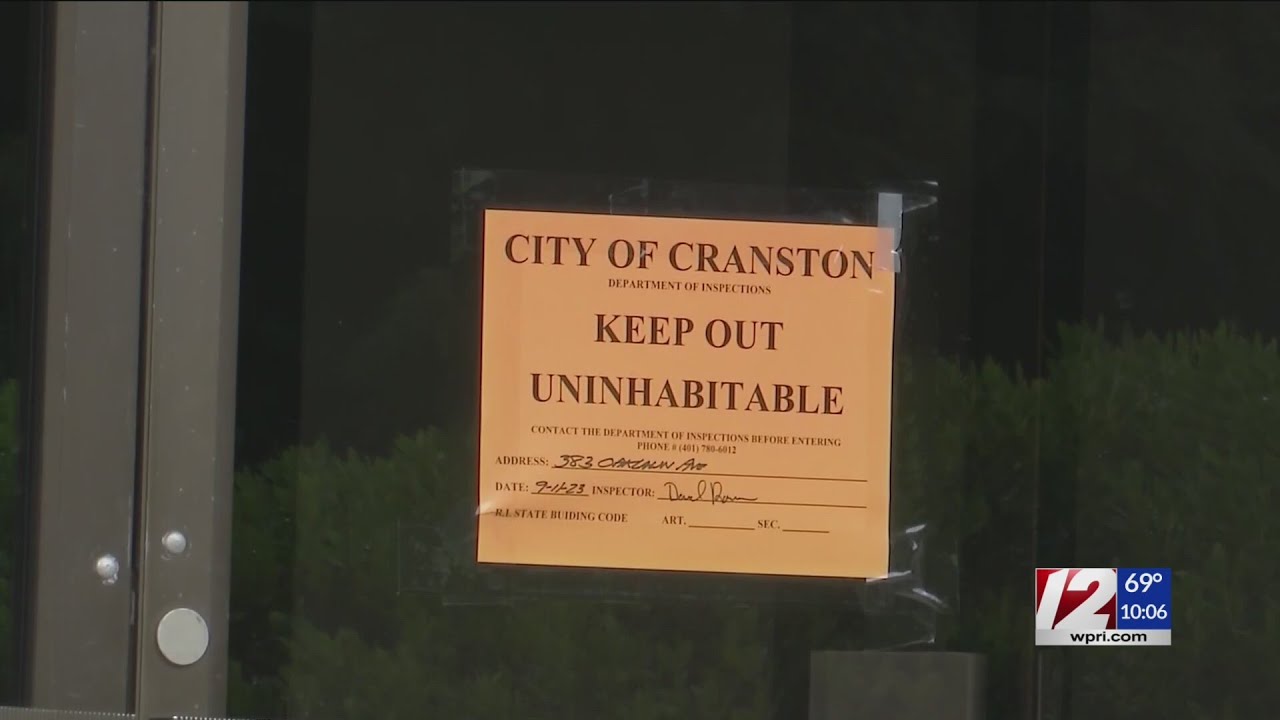 24 apartments affected by flooding at Cranston complex
