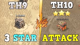 TH9 vs TH10 3 Star Attack Strategy 2017 ◆ Town Hall 9 WAR Attack ◆ Clash of Clans