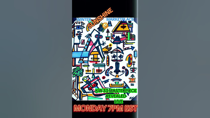 Winter sunshine marketplace presents: KW 33 MASTERPIECE REVEALED #art #MASTERPIECE #SHOPPING