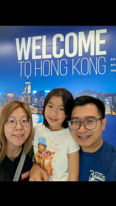 👧🏻April arriving in Hong Kong🛬 #hongkong #travel #kidsvideo