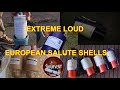 EXTREME European SALUTE SHELLS! - Fireworks - Vuurwerk Shell Compilatie