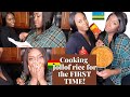 So we decided to make Jollof Rice for the FRIST TIME and this happened ! | Cooking with Ani and Nayy