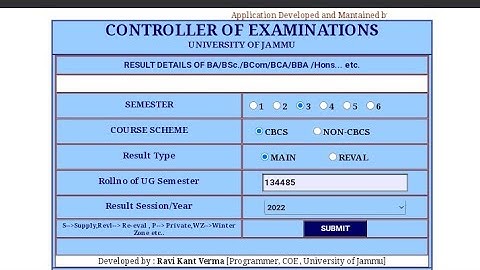 How Download College Marksheet. in  2 Mintues. (Jammu University )