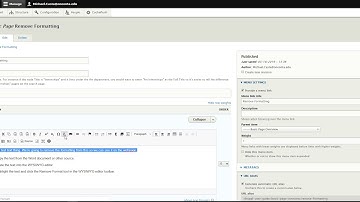 Remove Formatting from WYSIWYG editor