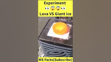 Experiment lava vs giant ice कौन जितेगा 😱 #shorts #experiment #timonshow #crazyxyz