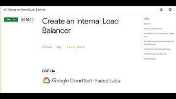 Create an Internal Load Balancer