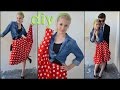 Spódnica z koła. Jak uszyć spódnicę na lata 50-te! CZ II.How to make a full circle skirt! DIY. CZ II