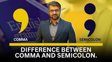 Comma and Semicolon Explained by Sir Waqar Hassan | WHI Institute.