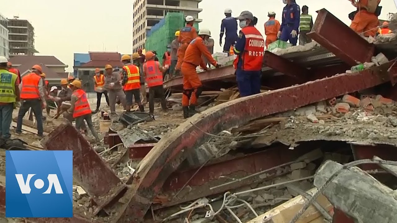 7 Workers Dead, 21 Injured in Cambodia Building Collapse