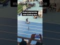 Robot slams into man during race