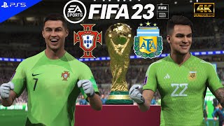 RONALDO or L. MARTINEZ? Who is better goalkeeper? PORTUGAL vs ARGENTINA, FIFA 23, PS5, 4K