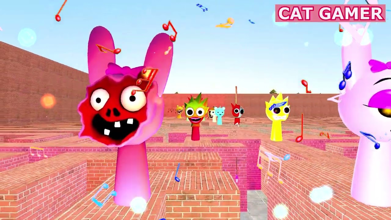 A collection of funny 😻CAT😻GAMER😻sprunki videos part 3🎶💕💯‼️#sprunki #roblox #garrysmod #incredibox