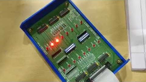 Implementing Ring Counter using Logic Controller Interface | Microprocessor Lab | RITB