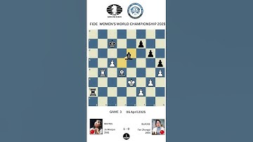 Ju Wenjun Strikes back in Game 3 of the FIDE Women
