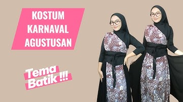 AUGUSTUS CARNIVAL COSTUME WITH BATIK THEME