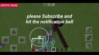 How to make invisible Elevator in Minecraft PE Tutorial