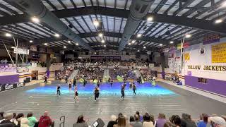 NSU Demon Heat Winter Guard 2-4-23 (centered view) illuminate