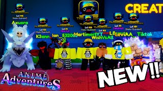 New Insane Feature On Anime Adventures Update 15