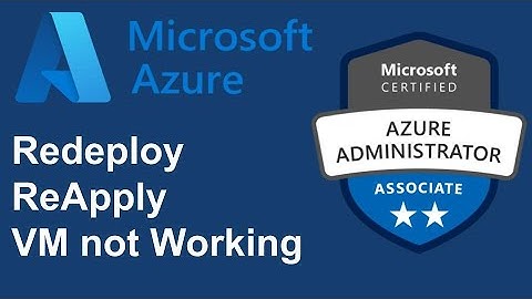 #Azure VM #Redeploy and Reapply | Cloudakshay | Az104