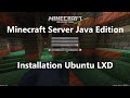 Minecraft Server Java Edition Installation Ubuntu LXD [Tutorial]