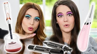 Testing Fun Beauty Gadgets w/ My Sister! *GONE WRONG*