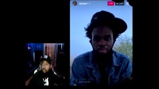 DJ Akademiks responds to UGLY god's IG Live.