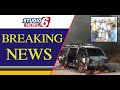 Breaking: School van catches fire in Telangana