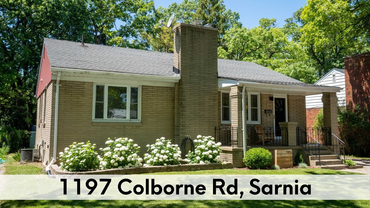 Sarnia Real Estate 1197 Colborne Road YouTube