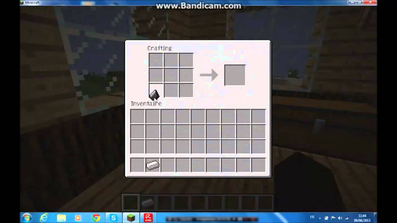 TUTO N°2| Fabriquer un briquet dans minecraft - YouTube