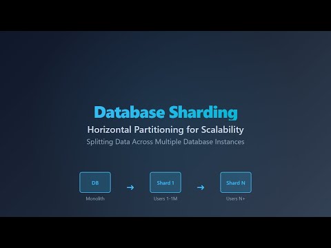 Database Sharding Explained for Beginners: Horizontal Partitioning for Scale