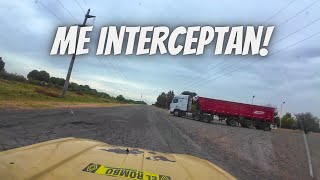 ME INTERCEPTAN EL PLENA RUTA/ EL VIAJE ME LLEVA A CONOCER GENTE INCREIBLE.
