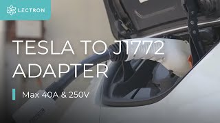 Lectron - Tesla to J1772 Adapter, Max 40A & 250V