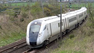 How busy is the WCML into Scotland? Evening at Springfield just North of the Border  22 April 24