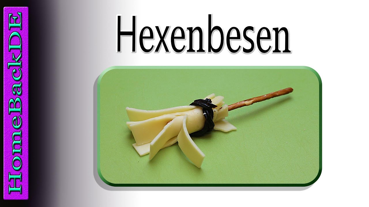 Hexenbesen zum essen / Halloween - Zubereitung von HomeBackDE - YouTube