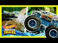 РИСКОВАННАЯ ГОНКА РЕЧНЫХ ПОРОГОВ! | Монстр Грузовики | @Hot Wheels Россия 3+