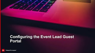 Configuring the Event Lead Guest Portal