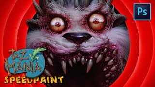 Рисуем Тасманского Дьявола | Taz Mania ost - Speedpaint by Egor.H8