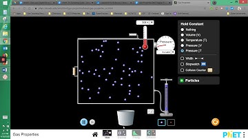 Using the PhET Gas Properties Sim P1