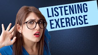English listening exercise - 